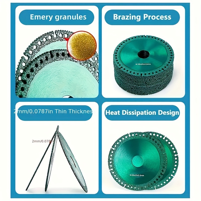 

Diamond Cutting Blade For Ceramic, Steel & Marble - No Required