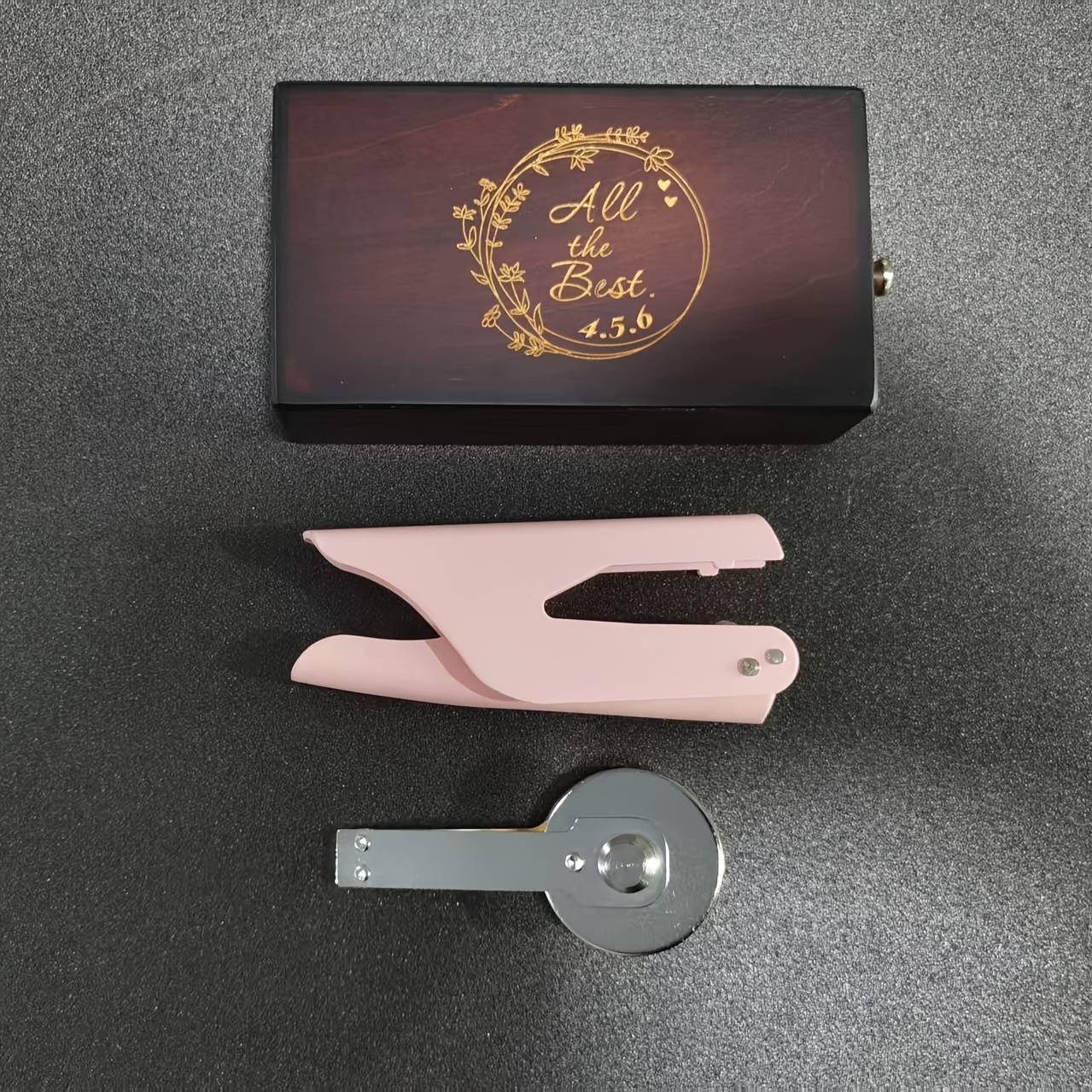 TEMU Customized Embossed Seals For Steel Stamping, Suitable For Holiday Event Invitations, Birthday Party Invitations, And Used For Wedding