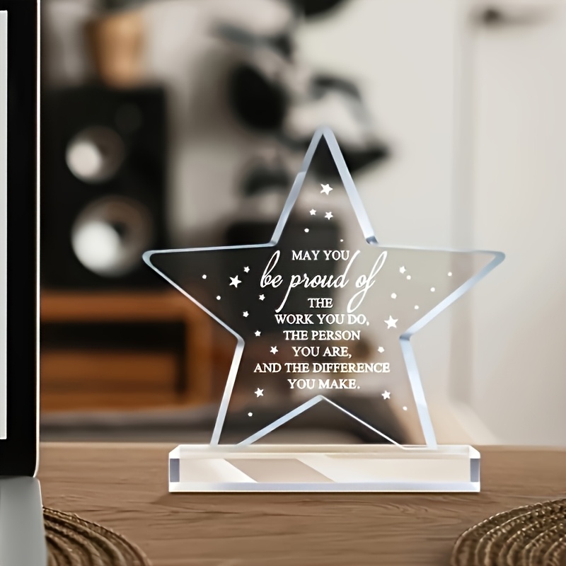 TEMU 2d Flat, Customizable Trophy With Base - Personalized Text, Suitable For