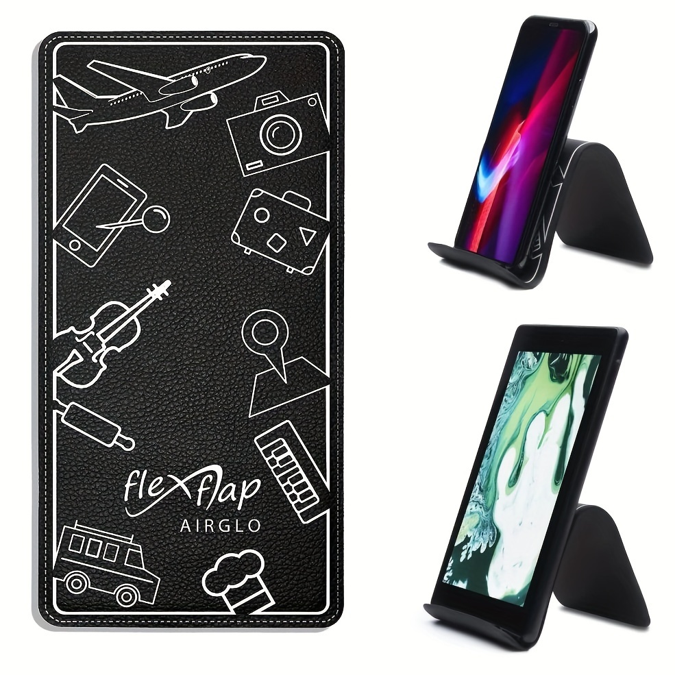 

New Flying Pu Leather Cell Phone Holder& Flexible Tablet Stand For Desk Airplane Travel Essentials, Bed, Treadmill, Home & In-flight Airplane Travel Accessories - Travel Must Haves Cool Gadgets