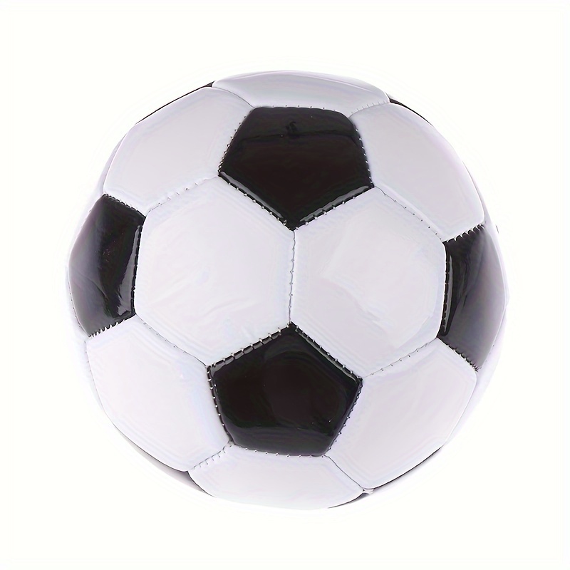 TEMU Premium Size 2 Soccer Ball - Durable Pvc, Machine-stitched For Enhanced Performance & Training