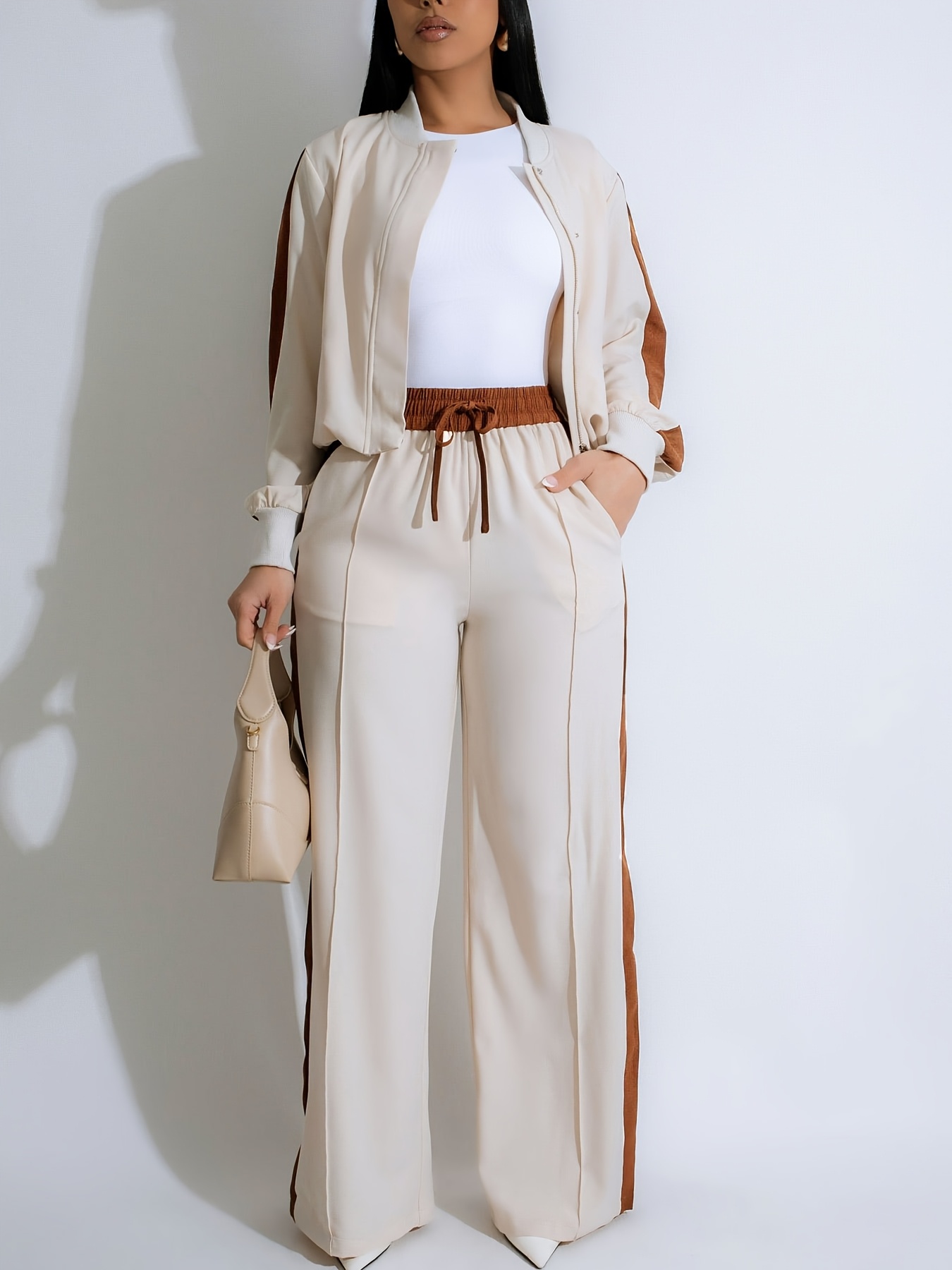 color   loose womens casual two piece set yf012 details 40