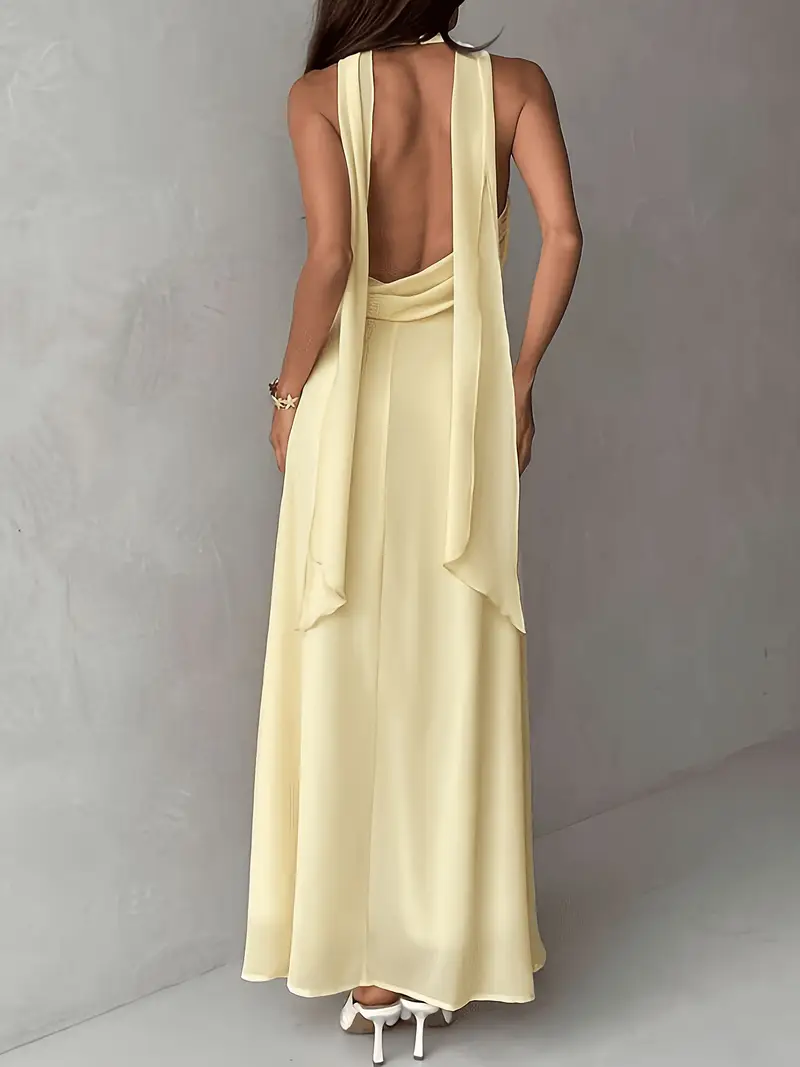 sleeveless dress business casual Women's Casual Sleeveless Mid-Length Solid Color Dress, Summer White Dresses Classy Elegant White Dresses For Women Graduation Dress Business Casual WomanEmery Rose