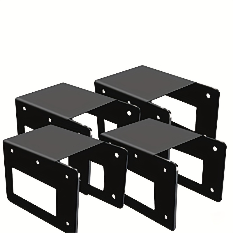 E-shop Outdoor Brennholzständer Halterung - 4-teiliges Set, Kaminhalter für die Lagerung von Feuerholz