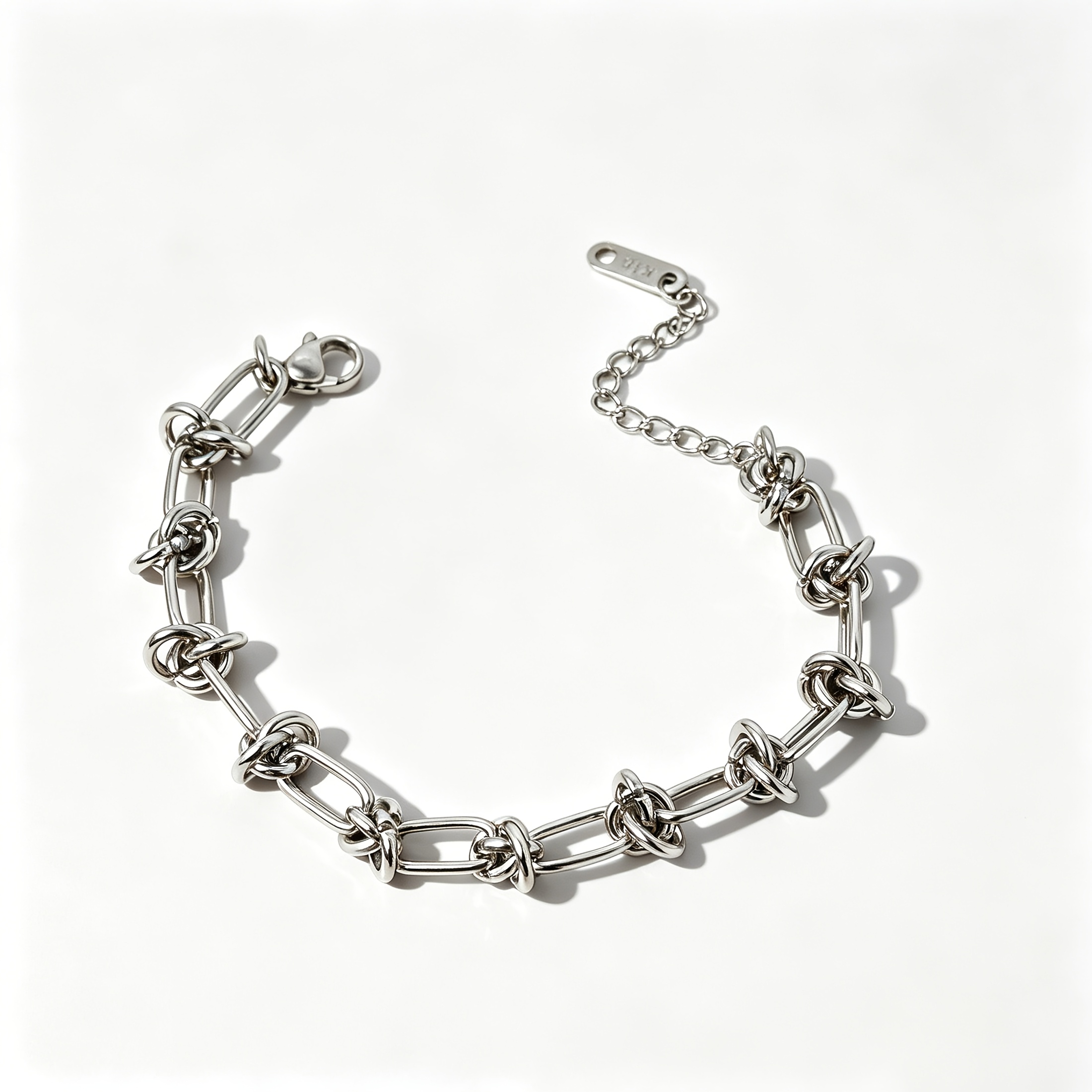 TEMU A Delicate And Minimalist Style Adjustable Stainless Steel Bracelet, Suitable For Daily And Party Wear For Men And Women