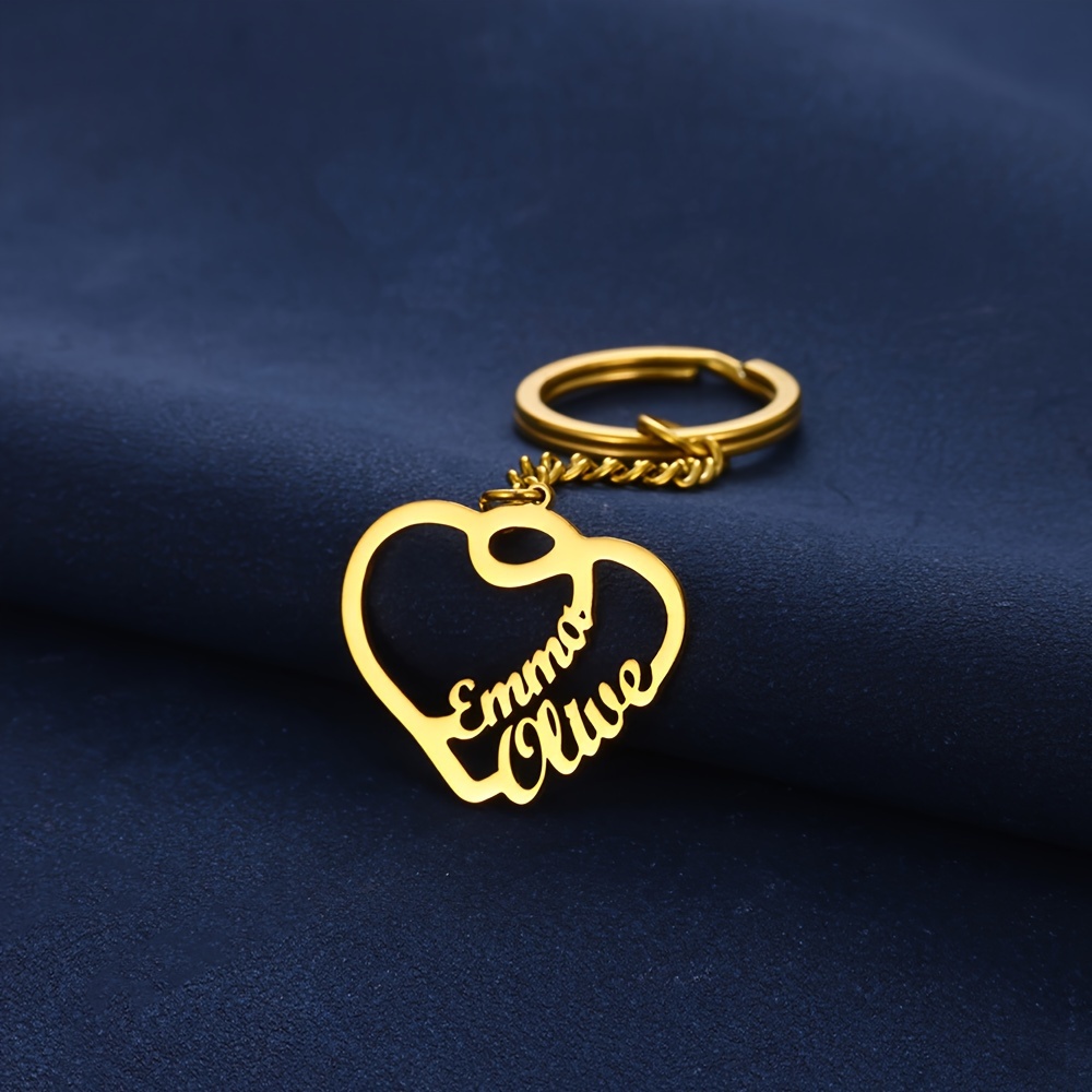 

Personalized Steel Keychain 2 - , For & , 's