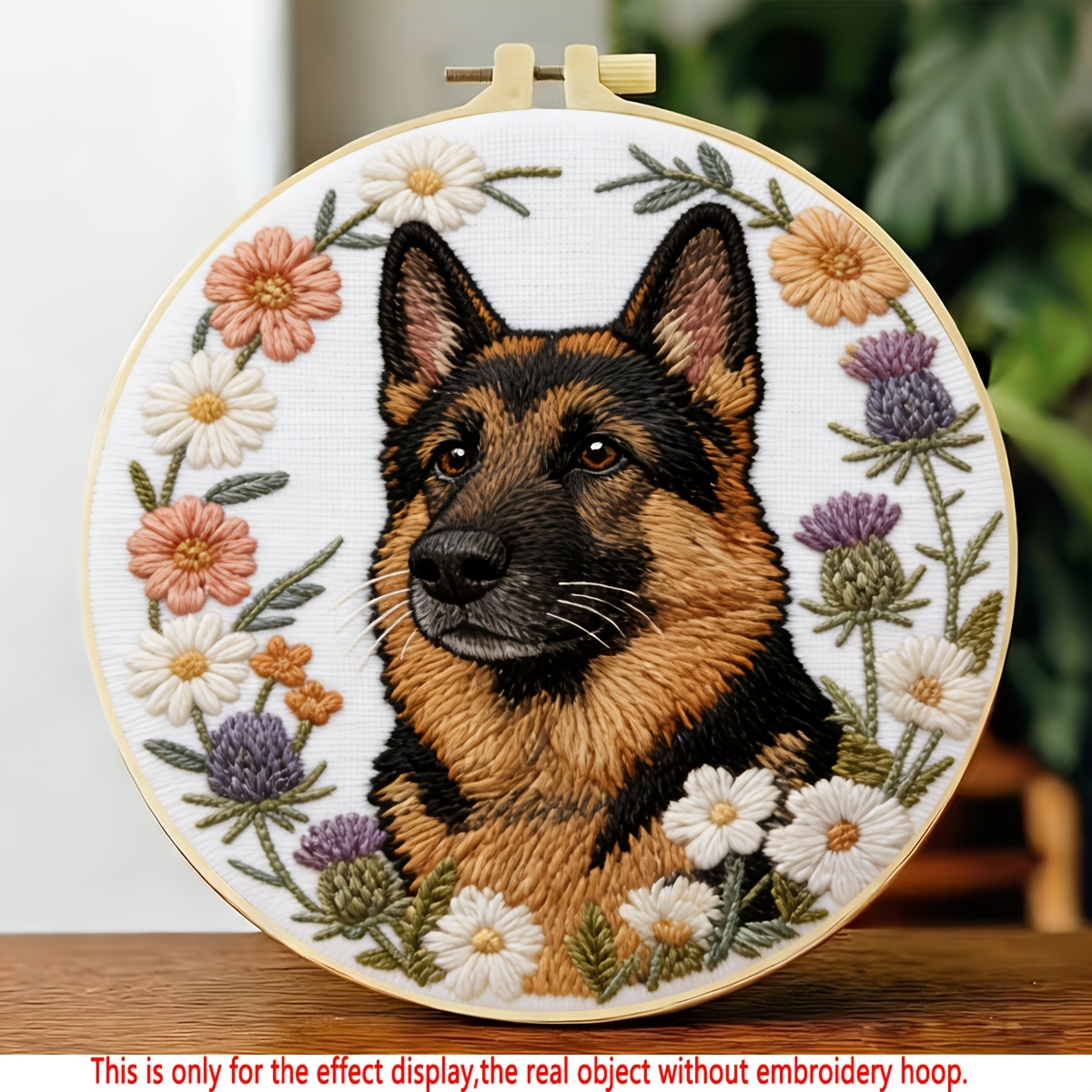 TEMU 1 Set Of Printed Embroidery Kit, Pattern, Handmade Embroidery Kit, Suitable For Embroidery Enthusiasts, Adults, Beginners, Including Embroidery