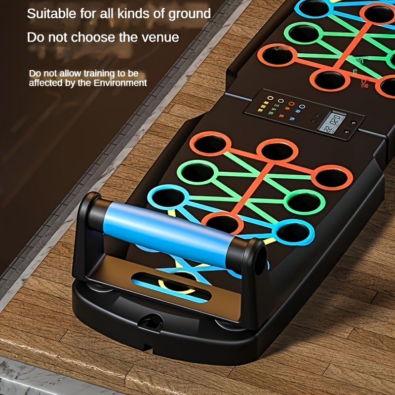 Multifunctional Push-up Board with Timer, Home Workout Equipment, 30+ Exercise Ways Training Board, Chest Muscle Exercise Equipment