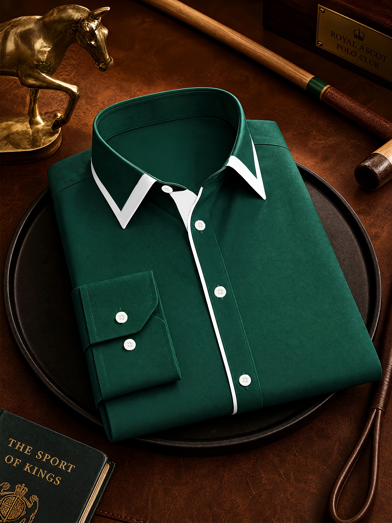 men's dress shirts emerald green shirt men sold on Temu United States mens formal green shirt