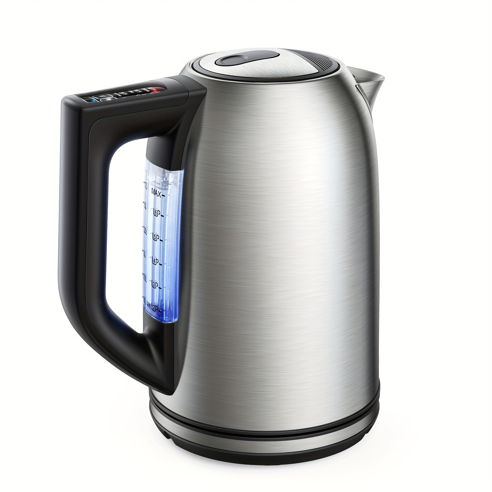 

Electric Kettle, Tea Kettle With 6 Temperature Settings, 1.7l Hot Water Boiler Heater, Strix Thermostat, Touch Control, Auto-shutoff/boil-dry Protection, Keep Warm, Led Indicator