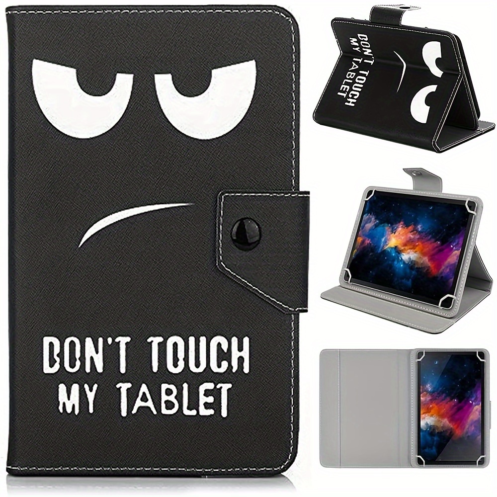 

Universal 10.1 Inch Tablet Case, 10 Inch Tablet Cover, Magnetic Closure Travel Portable Protective Folio Faux Leather Stand Shell Case For All Kinds Of 9.6-10.5 Inch For Android/ios/windows Tablet