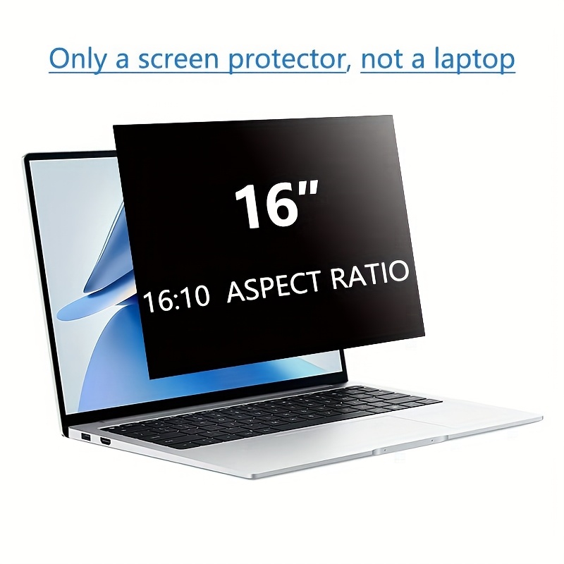 E-shop 16-Zoll-Laptop-Sichtschutzfolie, Kratzfest, Augenschutz, Einbruchsicherung, Kompatibel mit 16:10 Seitenverhältnis
