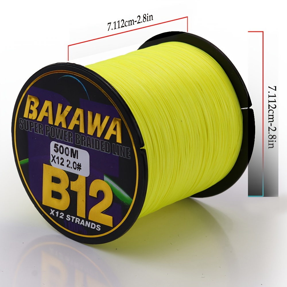 45 lb braided fishing line 12 braided fishing line capacity 500m 546yds pe