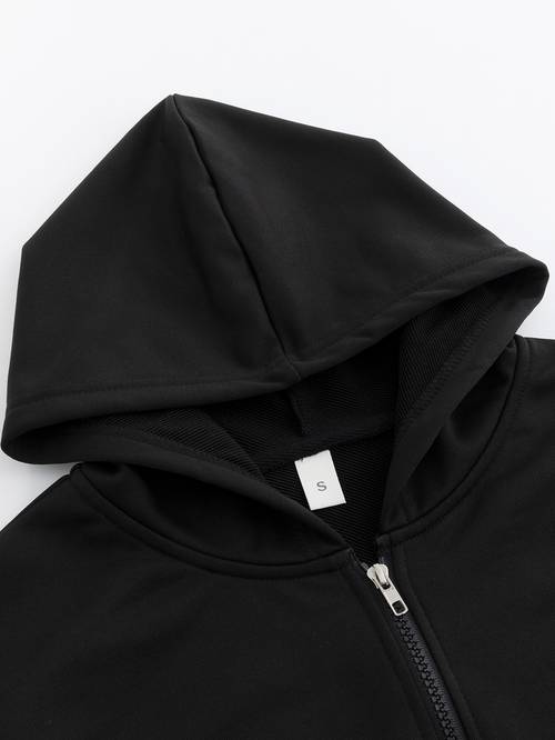 chaqueta casual de larga con cremallera para mujer con estampado de baloncesto, ideal para , verano y otoño. fabricada con ligeramente elástico, diseñada para mujer.