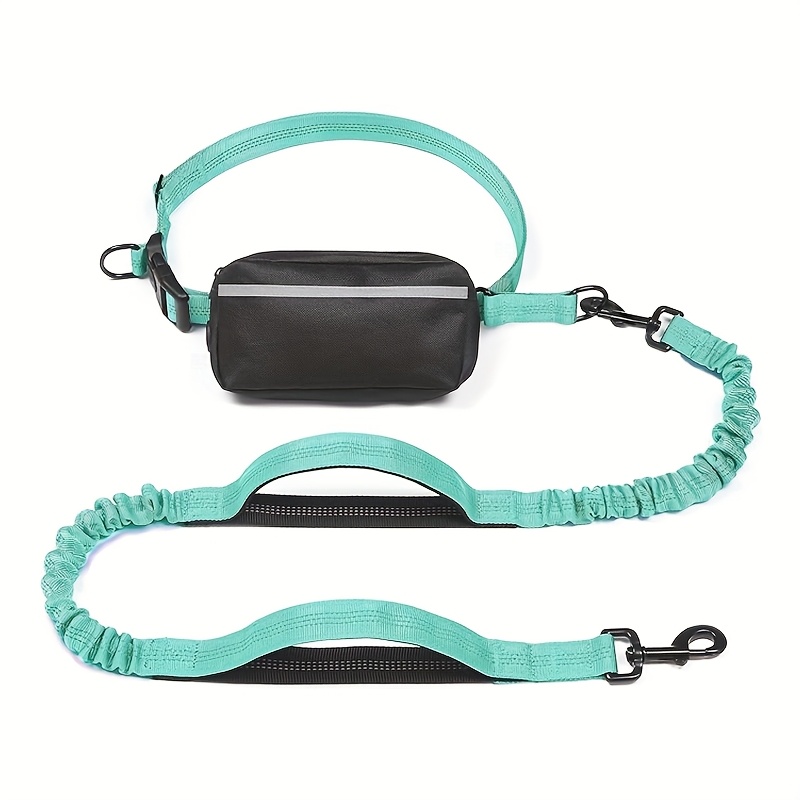 Portable Reflective Dog Leash with Waist Bag