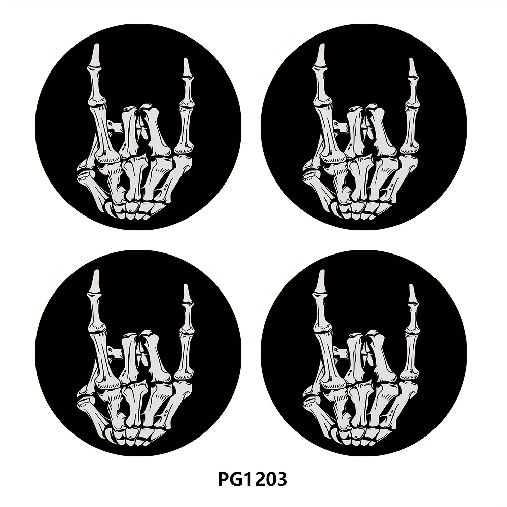 TEMU 4pcs Human Coaster, 2.75in Women's And Men' Interior Accessories, Car Water Cup Mats, Beverage Mat Decorative Gifts, Birthday Gifts For Relatives , Party Gifts, Pattern Coasters