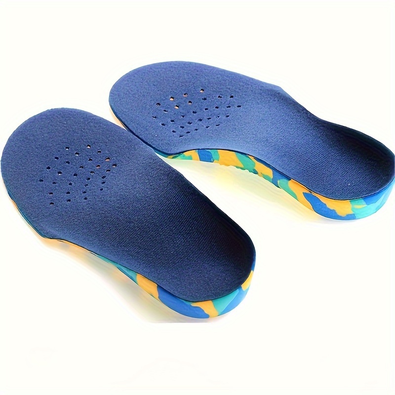 1 Par Plantillas Cortables Transpirables para Niños con Soporte de Arco, Inserto para Correr, Cojín Transpirable, Suela para Zapatillas Deportivas para Pies Pequeños, Almohadillas para Tamaños Pequeños