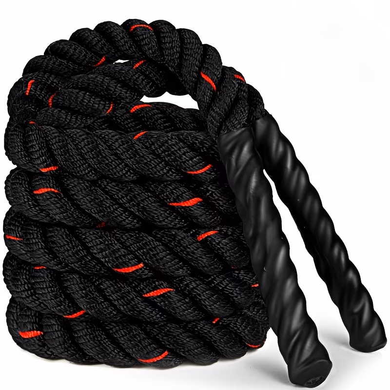 Example of a stiff weighted jump rope sold on Amazon, the kind of rope to avoid for rope flow