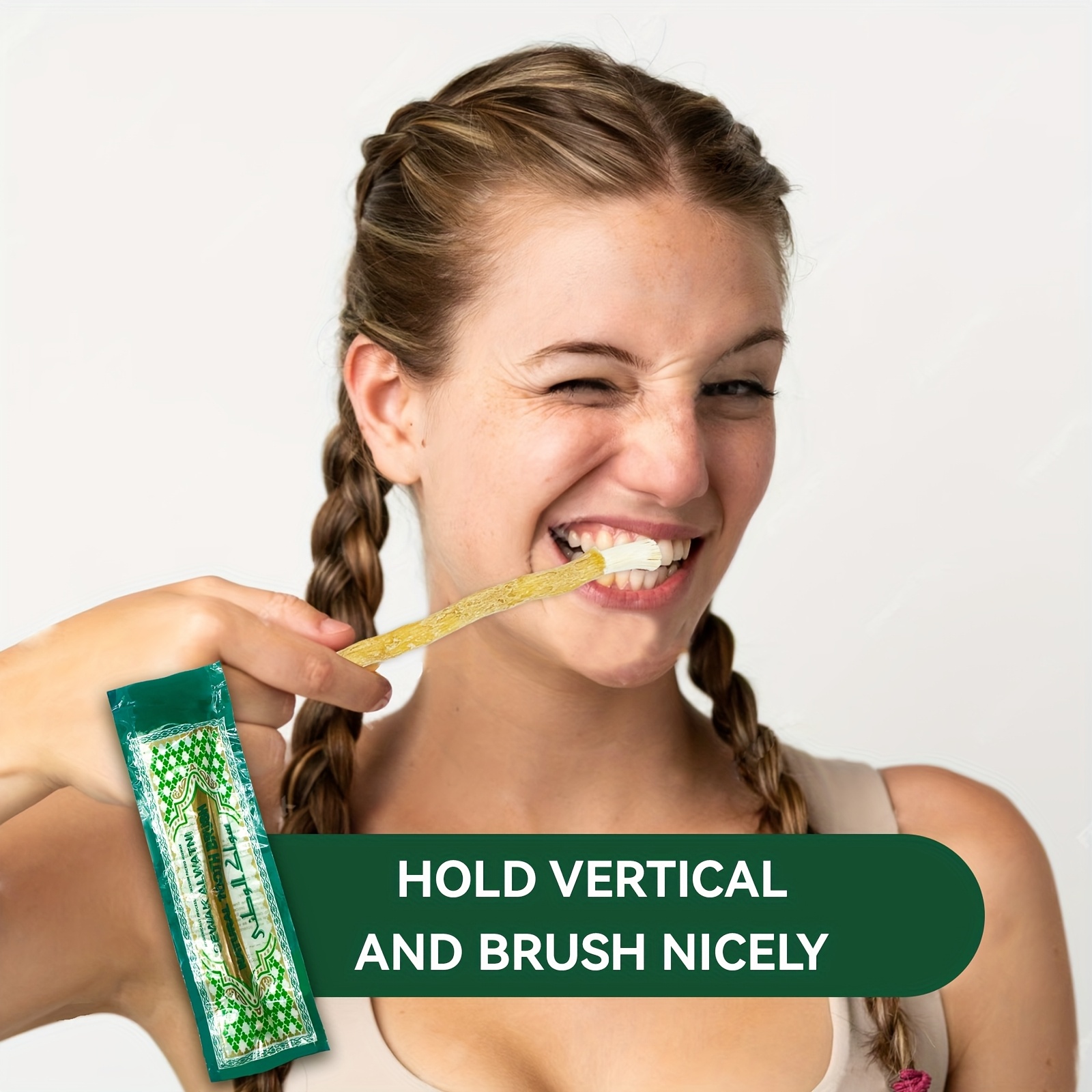 Miswak Sticks for Teeth with Holder