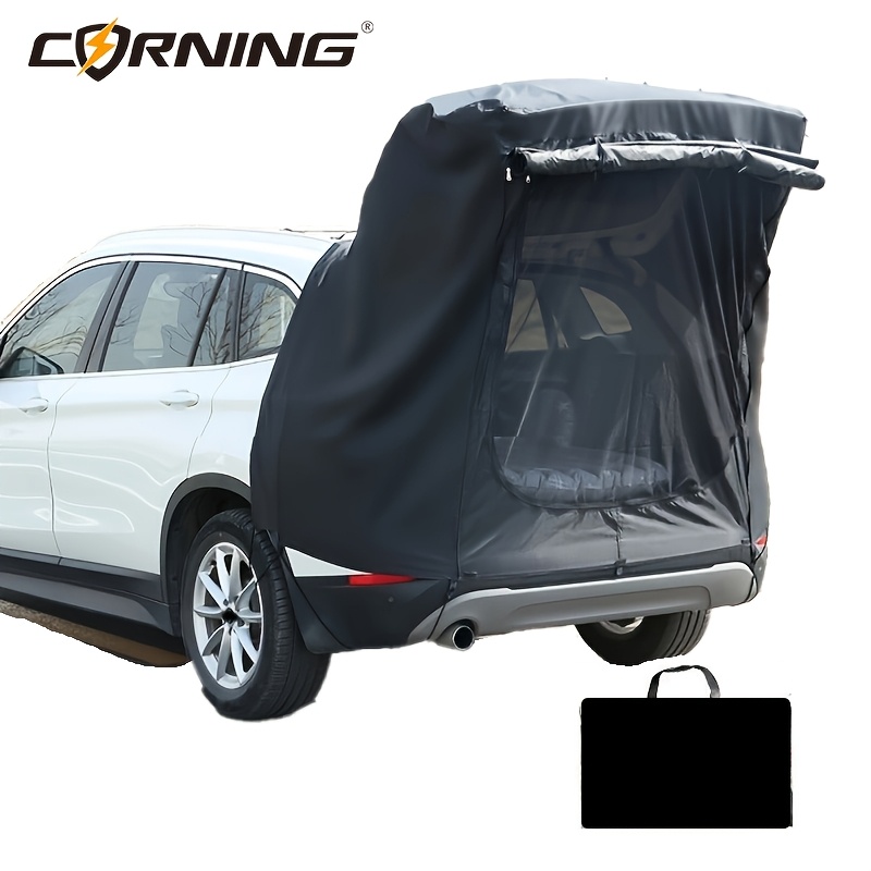 2-layer Zipper Door Design, Suv Soft-shell Roof Tent, Universal Mesh Design, Soft-shell Car Tent, Camping Roof Tent, Suitable For Suvs, Use