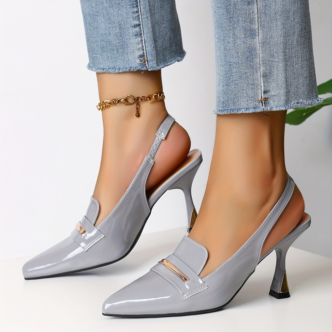 Slingback Pumps Hohe Schuhe Die Bequem Sind Pumps Damen CAPRICE