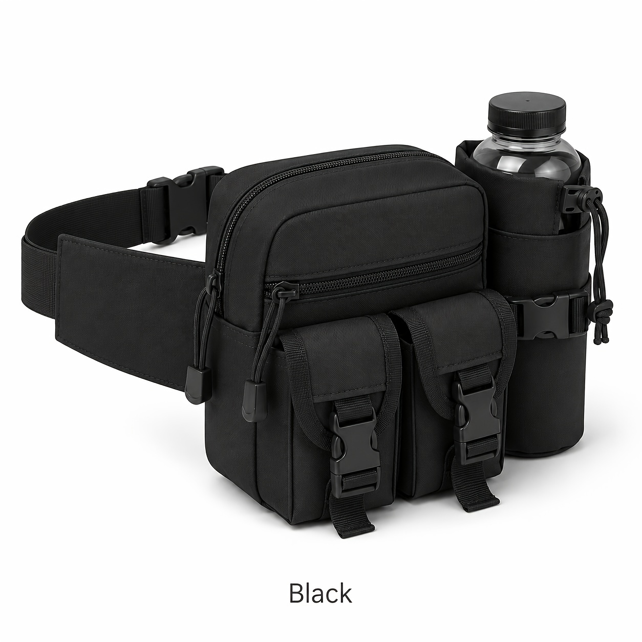 TEMU Outdoor Commuting Tactical Waist Bag, Outdoor Hiking Tool Pouch, Storage Running Sports Belt