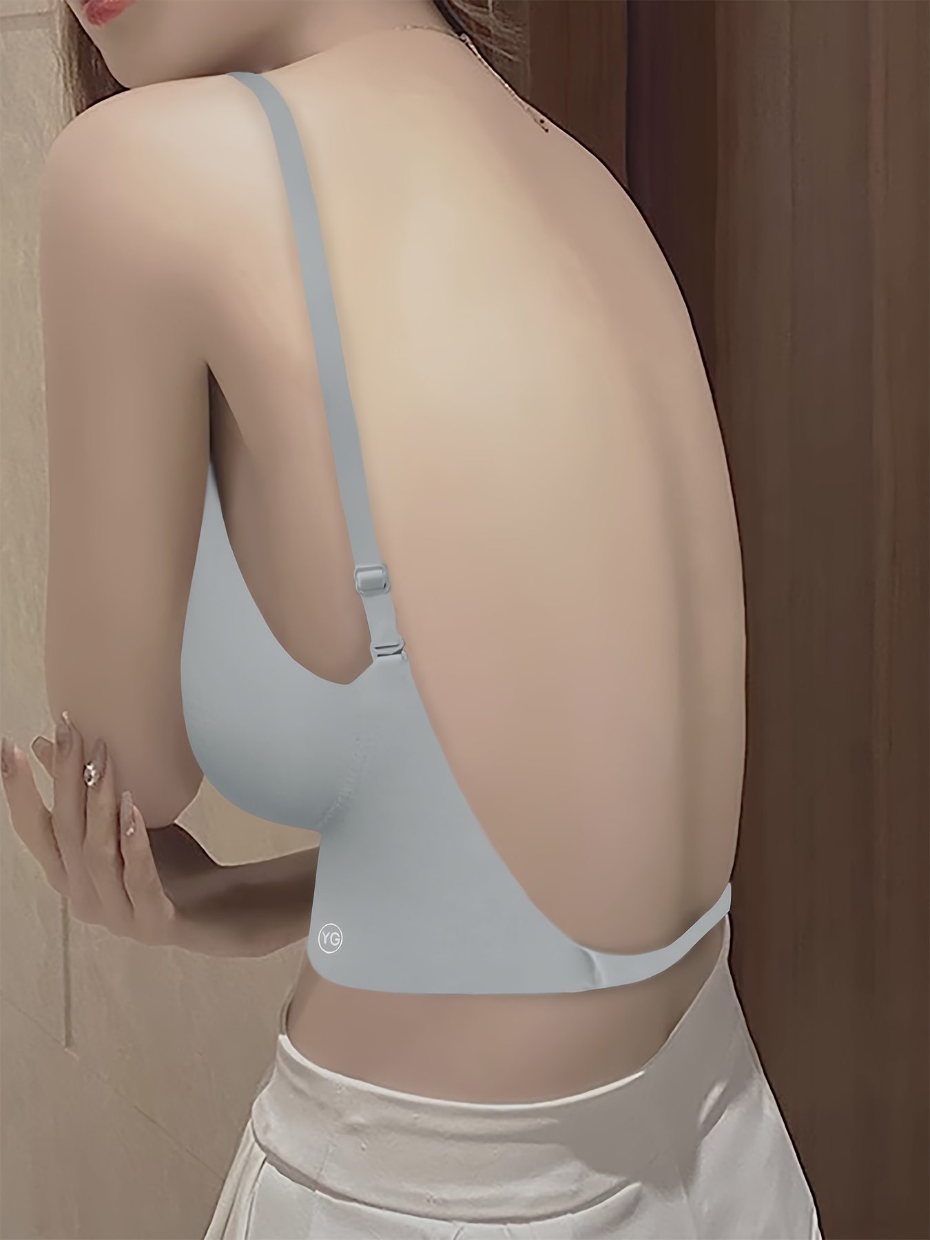 Sexy Underwear Gathering Seamless Bra for Women