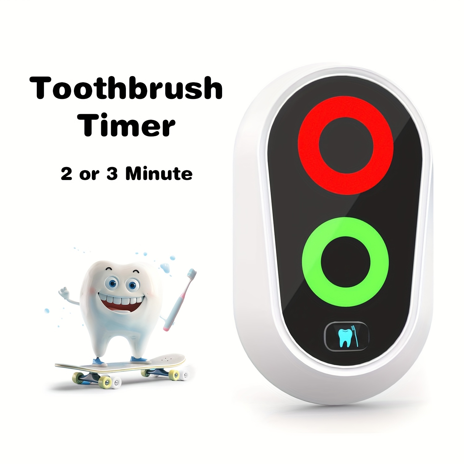 Temu Furron King 3 Perces Fogkefe IdőZíTő SzóRakoztató VizuáLis Kefe TervezéSsel - MotiváLó FüRdőSzobai KiegéSzíTő, Abs MűAnyag, Elemes (Aaa Nem-image