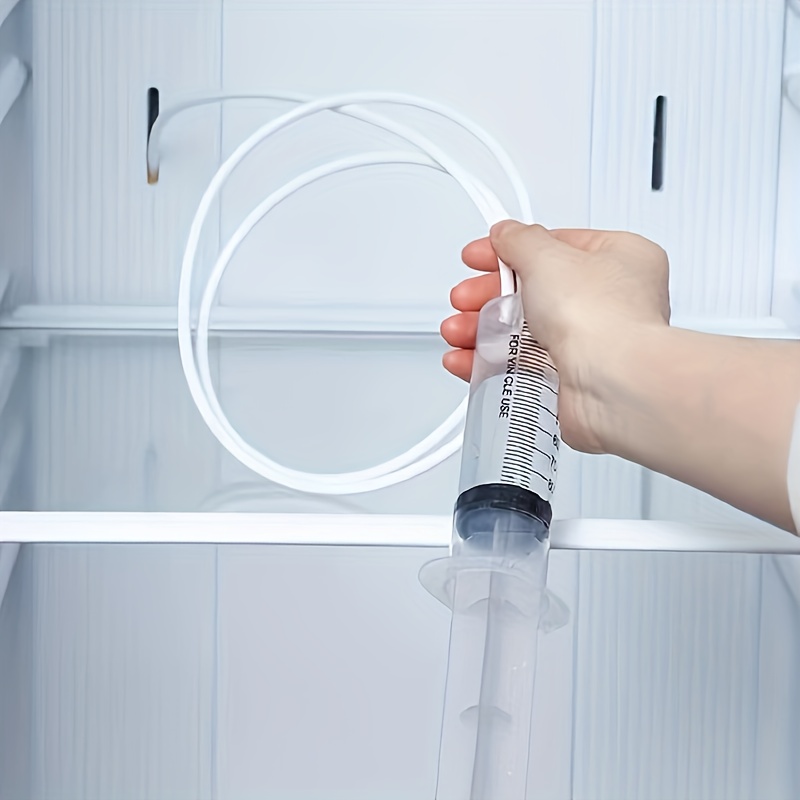 5pcs Refrigerator Drain Hole Cleaner Set ? Easy Unclogging Tools with Measurement Markings, Keeps Your Fridge Fresh and Clean