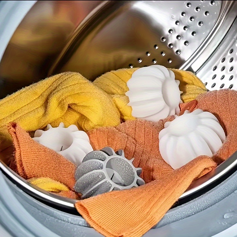 8-4pcs 4cm Laundry Balls, Can Be Used Repeatedly to Remove Dirt And Prevent Knotting And Clean Clothes, Pet Hair Removal Laundry Ball