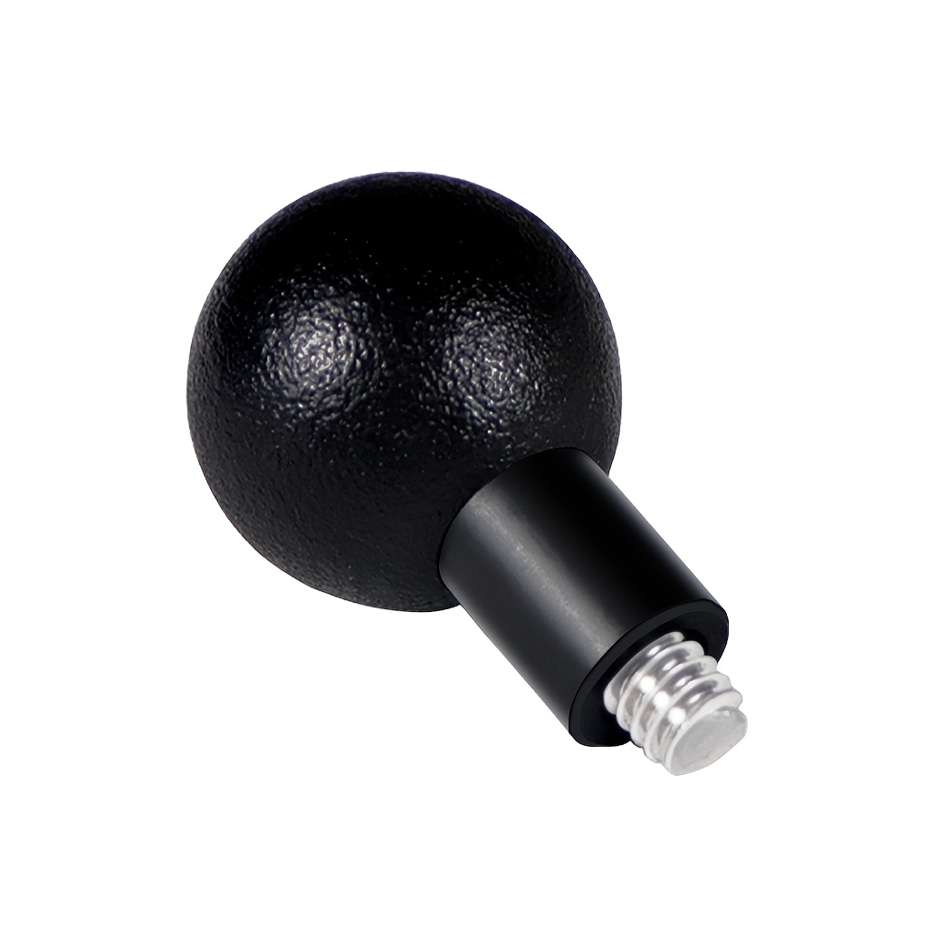 TEMU BGNING 1/4 Vis à 1 pouce Support de tête à bille antidérapant en caoutchouc, Support de bille de 25,4 mm, Ajouts de support de téléphone pour