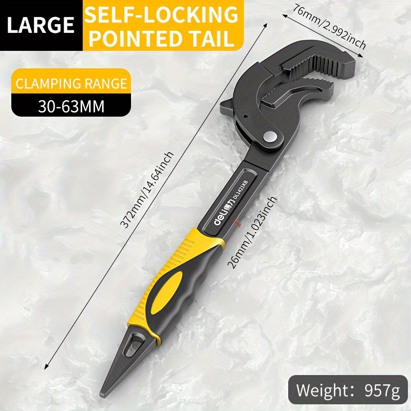 Lockable deals adjustable wrench