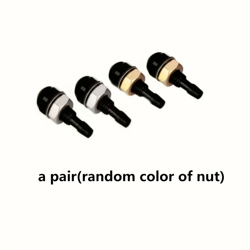 TEMU 2pcs Of Windshield Wiper Nozzle - (the Color Of The Nut Is Random Yellow Or White) Adjustable Spray Mode, Improving Visibility, Safety And ,