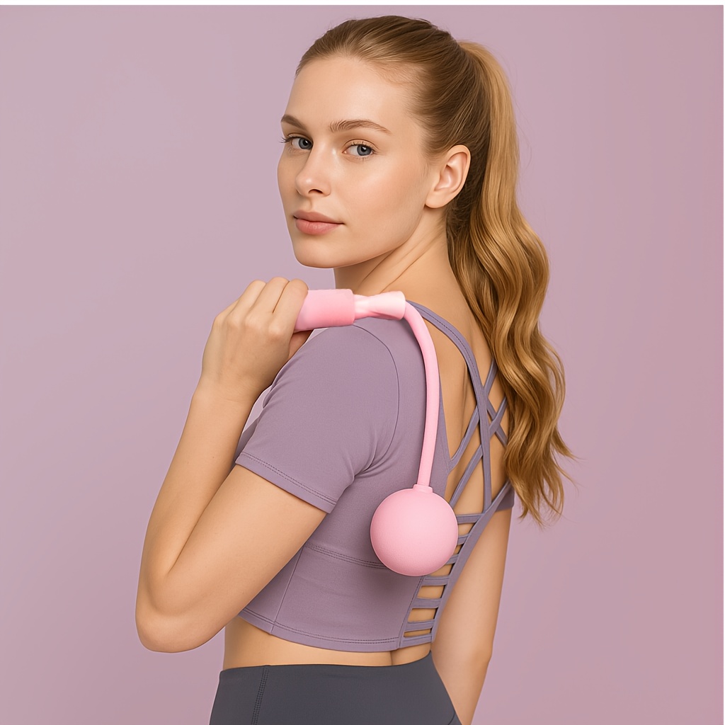 TEMU Weighted Cordless Ropeless Jump Rope With Weighted Balls - Quiet -, Anti-slip Handles & Adjustable Rope For Home Gym, , Cardio - Ideal For Small