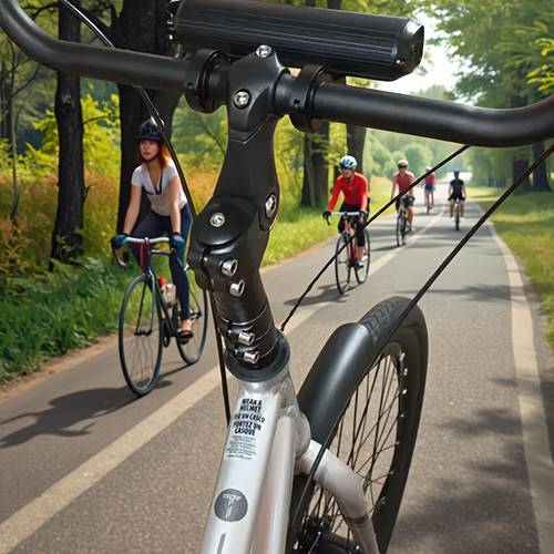 bike fork stem extender with mini spanner bicycle handlebar stem riser for mtb adjustable