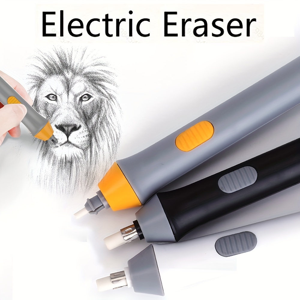 

Precision Electric Eraser Set For Artists - Clean, High-gloss Sketching & Drawing Erasers (batteries Not Included)