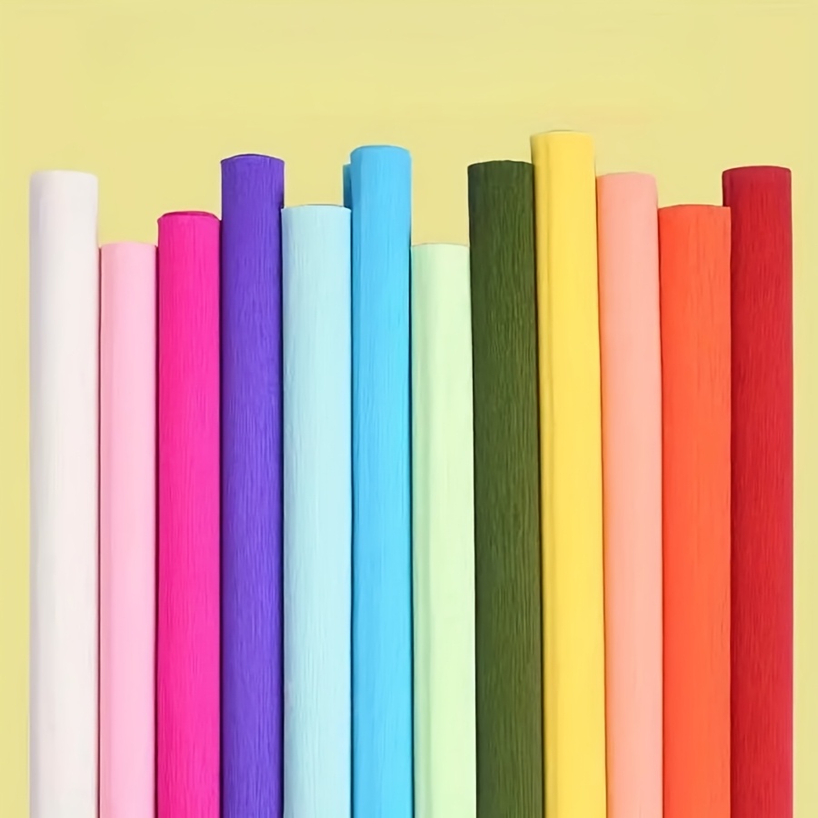 Rouleau de papier crépon italien super épais, papier crépon de couleur spéciale