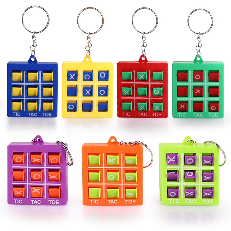 mini tic tac toe 6pcs mini tic tac toe keychains kids Temu Australia