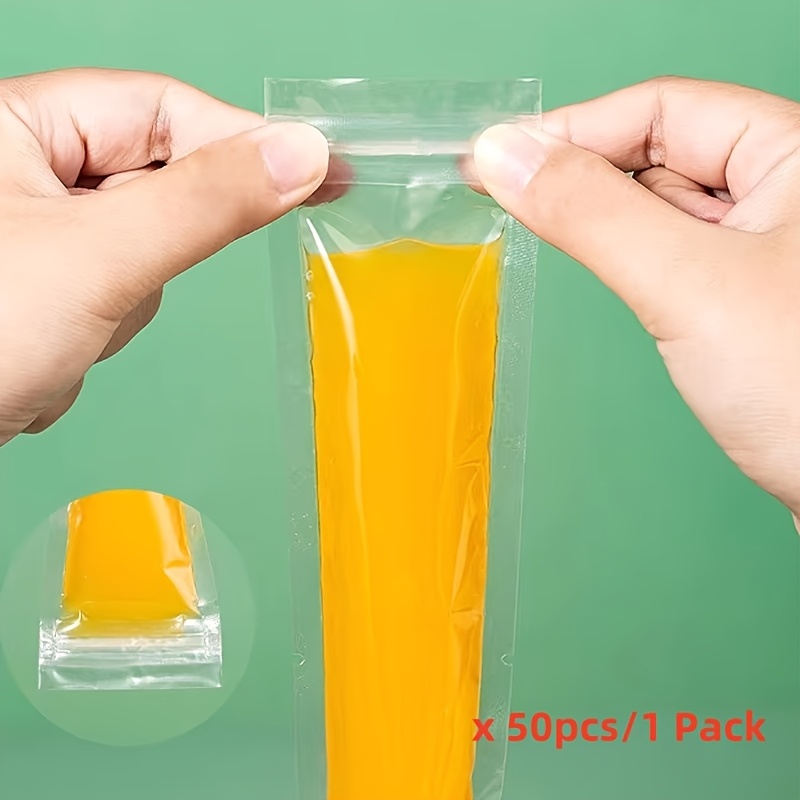 50pcs 1pc disposable refrigerator ice making storage bag   bag suitable for summer drinking and ice making