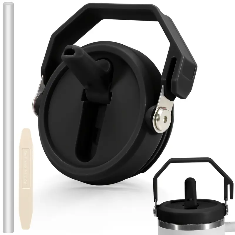 1 juego de con pala para tumbler de 40 oz con mango desmontable, material ppsu, accesorio de para de san valentín, , día de , día de la , día de la , regalos, accesorio de taza | elegante de tumbler | taza detalles 1