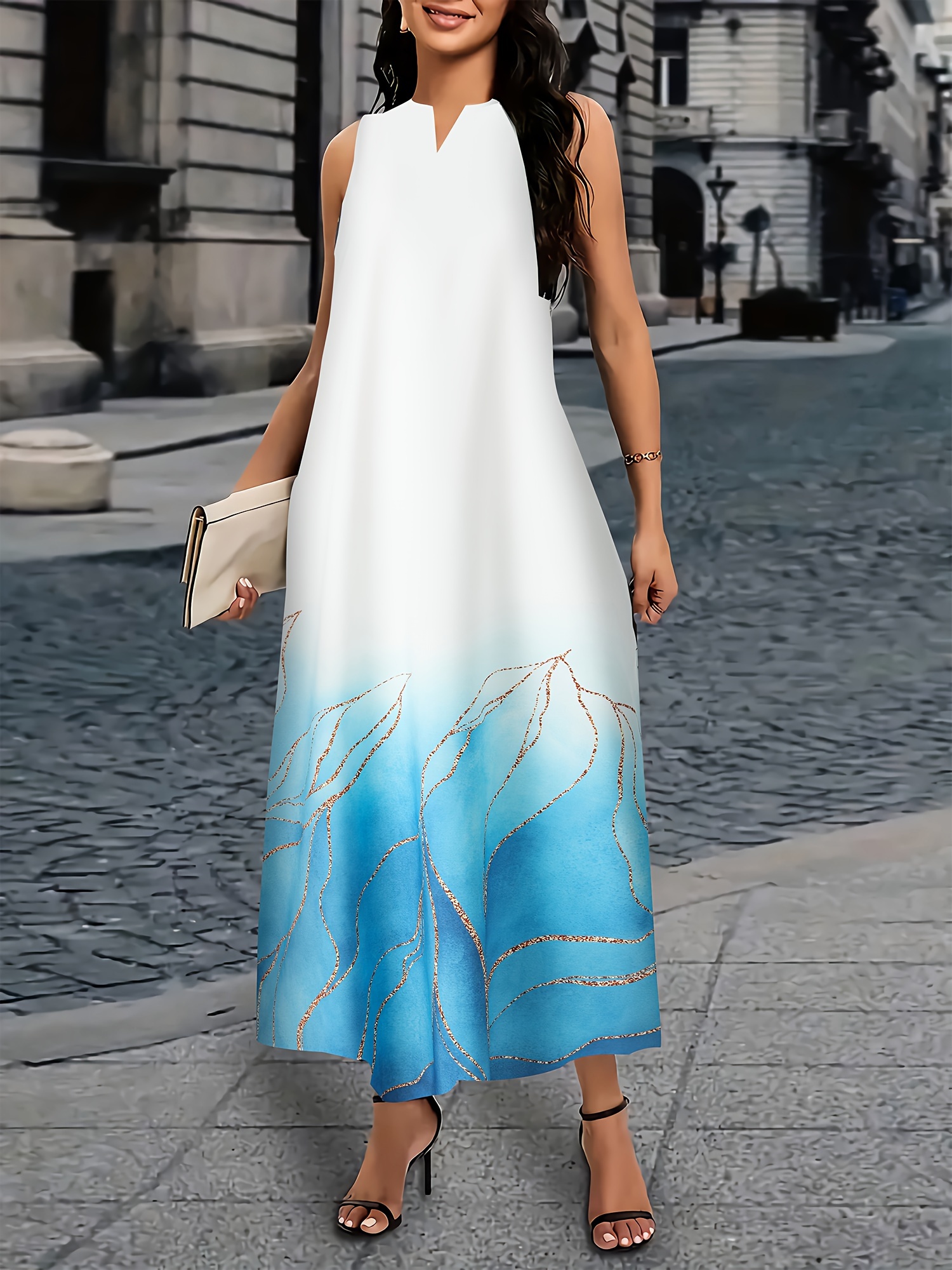 knee length dresses for ladies HATCH Maternity Black V-Neck Long Sleeve Dress- Size 0S – The Saved  Collection main image 1