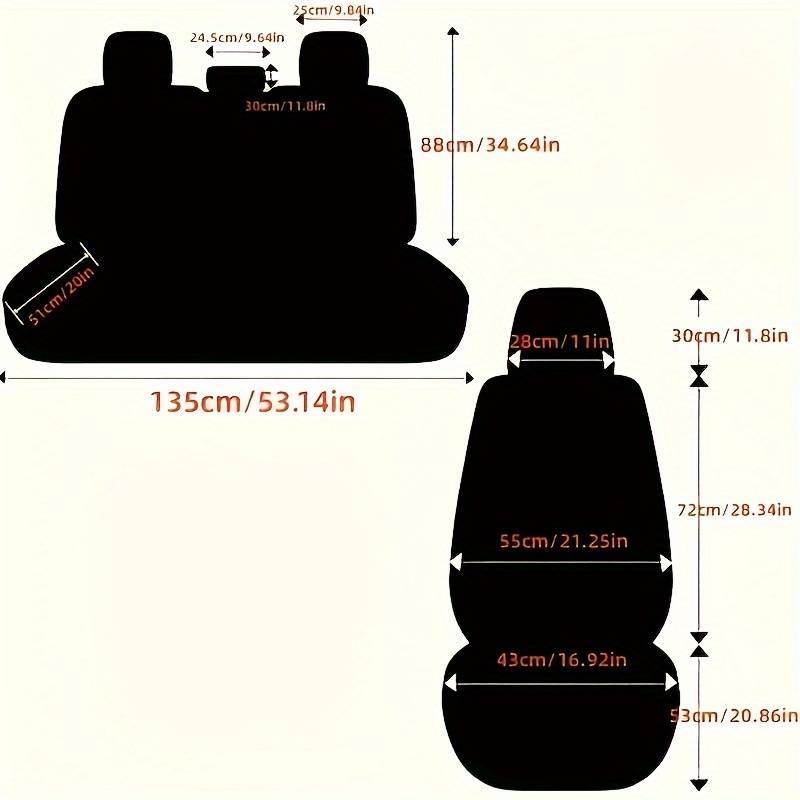 Full Set Leather Seat Covers For Toyota – 5-Seat Premium PU Leather Protection