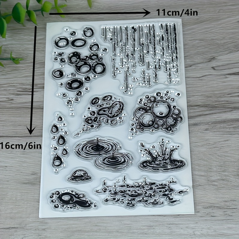 Image of 4.33*6.3inch Crow Cartoon Cat Stamp Stamp Clear Stamp Painting Tool Clipping Craft Diy Card Decoration Rubber