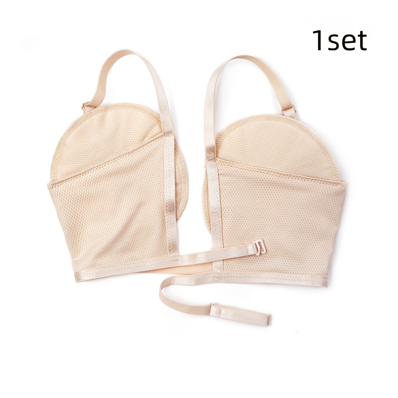 Image of 1 Set Of Washable Underarm Sweat Pads Underwear Pads - Suitable For Sports, Gym, And Running Exercises