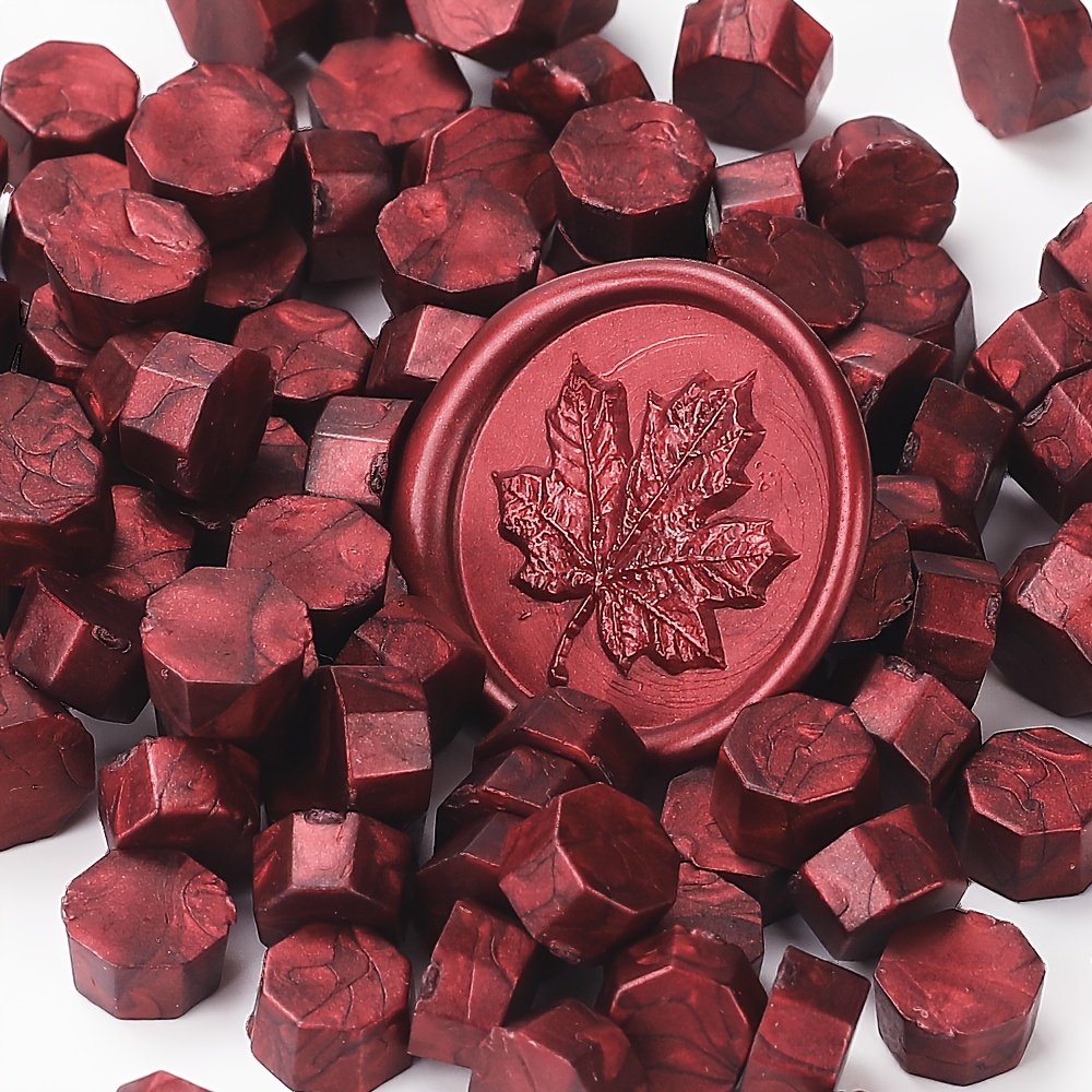 250pcs Octagonal Wax Seal Beads - Diy Meltable Wax For Wax Seals Suitable For Weddings, Wine Bottles, Cards & Gift Wrapping - Create Spiral Seals With Wax Beads (wax Formula)