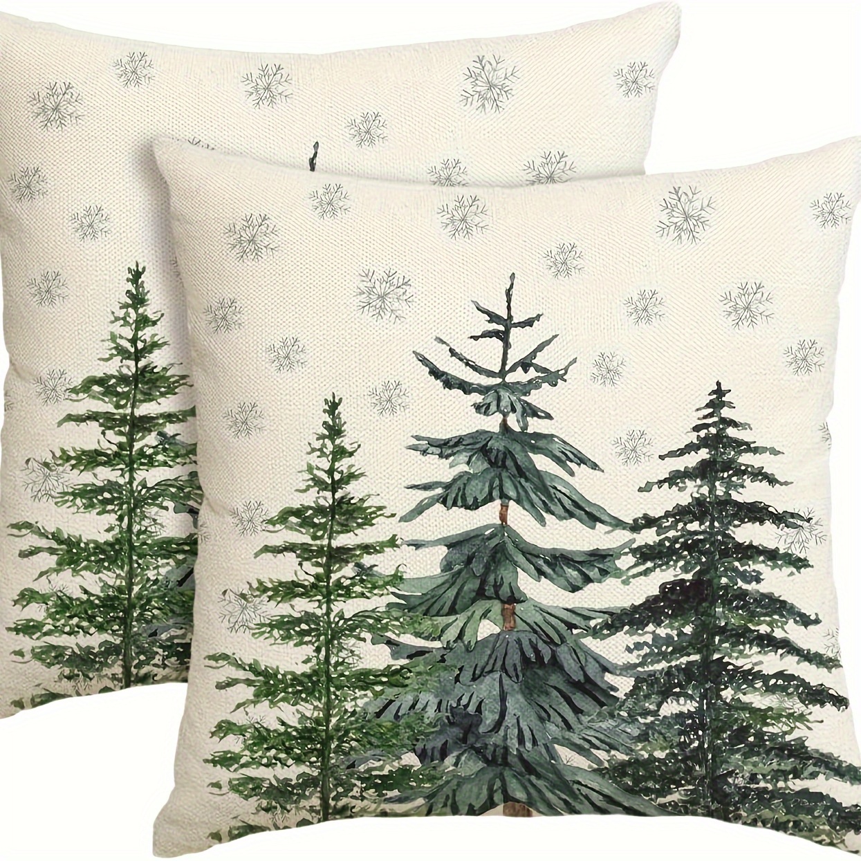 

2pcs Christmas Decoration For Sofa Pillowcases 16x16/18x18/