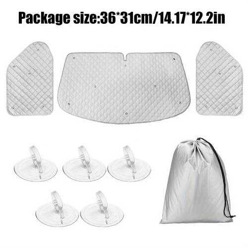 Car Internal Thermal Windshield Cover Blind Lifting Window Sunshade Sun Visor for VW T4 1990-2003