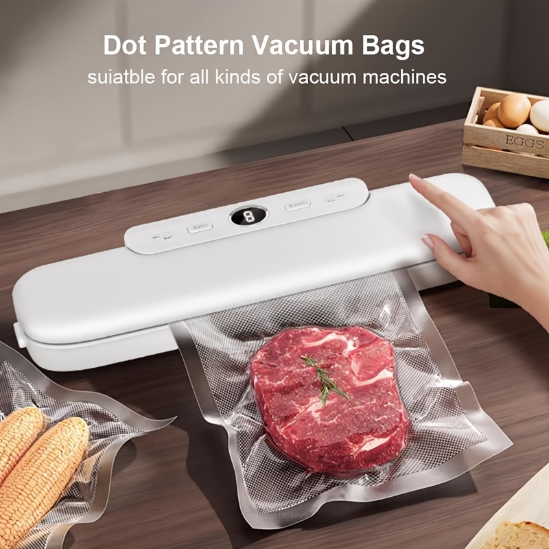   food vacuum bags sealer 5 sizes kitchen storage bags freshness preservation no power required vacuum   bags for home kitchen use details 3