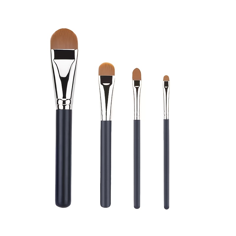 4pcs Multifunctional Concealer Brushes, Eye Shadow Brushes With Bristles, Suitable For Dark Circles And Facial Blemishes, Precise Coverage For A Look, Meeting Needs