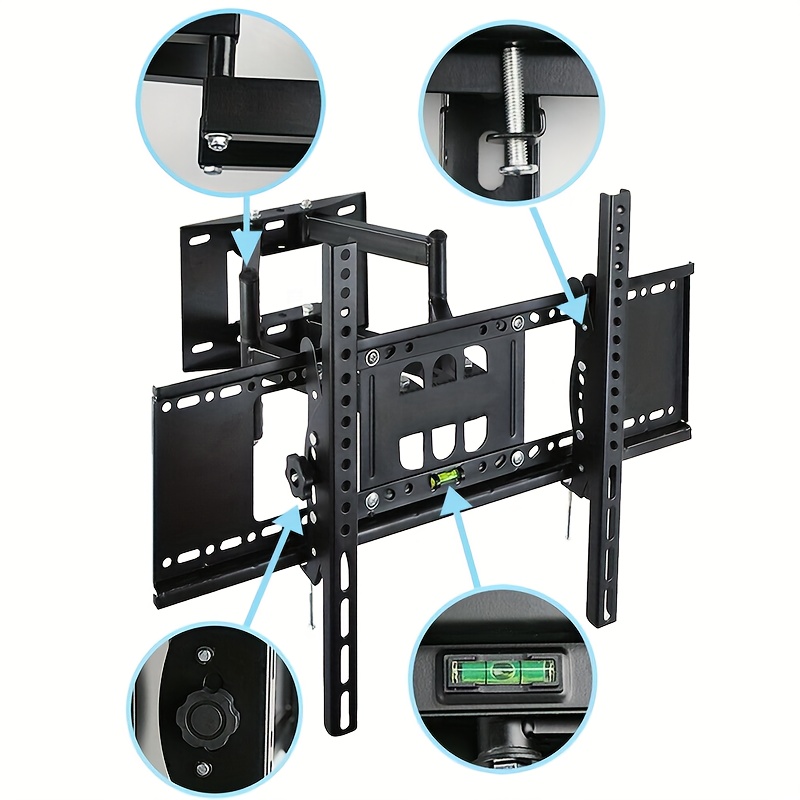 E-shop Wandmontage-TV-Halterung, Neigung nach oben unten um 15 Grad, für 32-70 Zoll LED LCD Flachbildfernseher, Computermonitor, 50 kg, verstellbare
